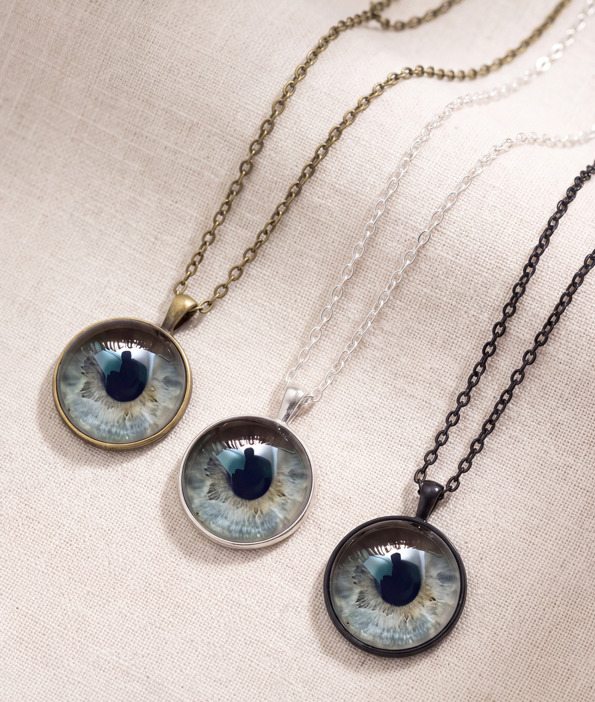 Custom Iris Pendant
