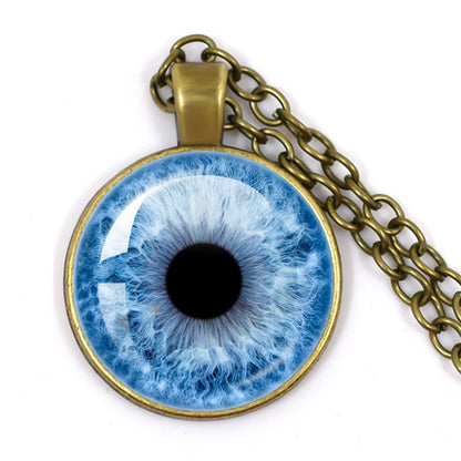 Colored Evil Eye Necklace Beautiful Eye 25mm Glass