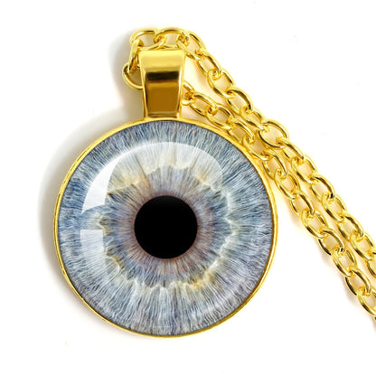 Colored Evil Eye Necklace Beautiful Eye 25mm Glass