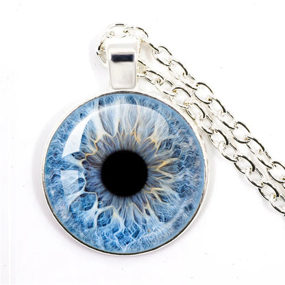 Colored Evil Eye Necklace Beautiful Eye 25mm Glass
